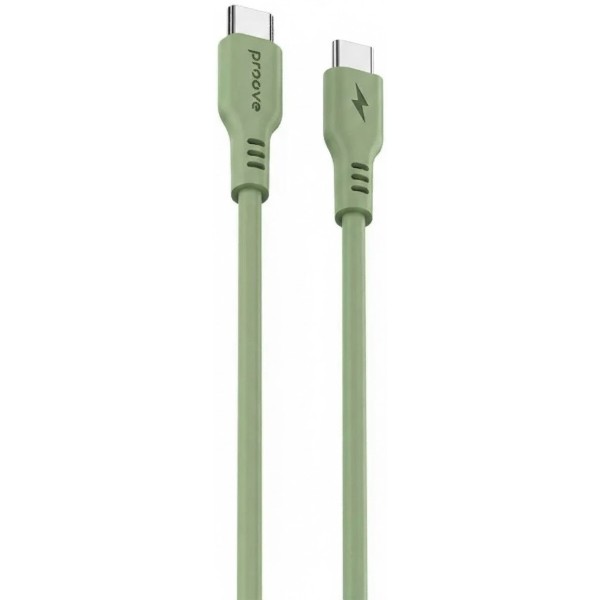 Фото - Кабель Proove Rebirth Type-C to Type-С 60W (1m) green (CCRE60002211) Фото - Кабель Proove Rebirth Type-C to Type-С 60W (1m) green (CCRE60002211)