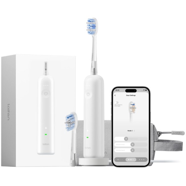 Фото - Зубная щетка электрическая Laifen Wave PRO White (1TB92-P-XX-WH-002)