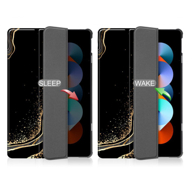 Фото - Чехол для планшета BeCover Smart Case for Apple iPad Pro 11'' M4 2024 Black Abstraction (711630)
