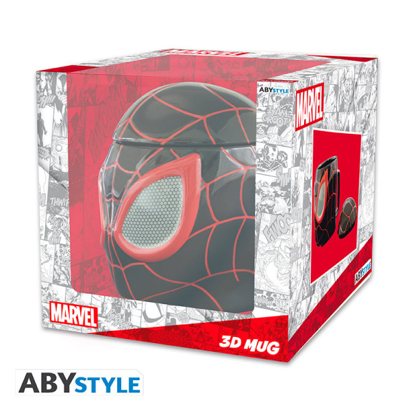Фото - Чашка ABYstyle 3D MARVEL Spider-Man Miles Morales 400 мл (ABYMUGA220)