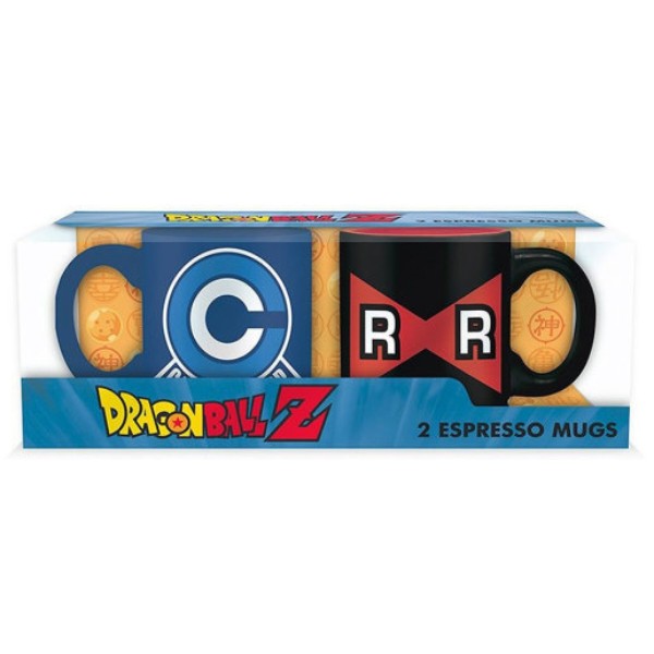 Фото - Набір чашок ABYstyle DRAGON BALL Capsule C VS R Ribbon 110 мл (ABYMUG449)