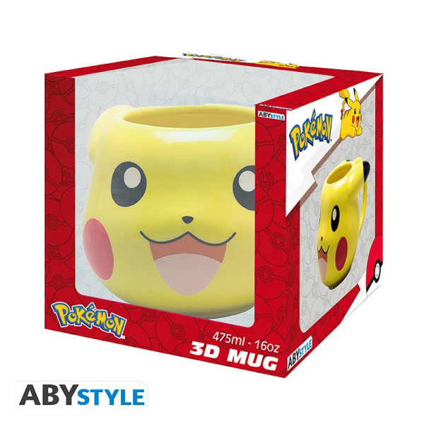 Фото - Чашка ABYstyle 3D POKEMON Pikachu 475 мл (ABYMUGA474)