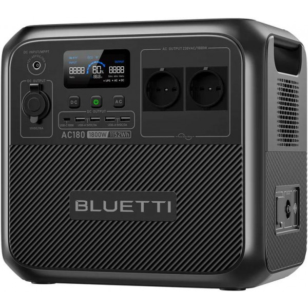 Фото - Зарядна станція універсальна Bluetti AC180 Portable Power Station 1800W 1152Wh