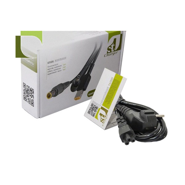 Фото - Зарядний пристрій для ноутбука 1stCharger Asus 90W 19V 4.74A 4.5x3.0 силовий кабель (AC1STAS90WE)
