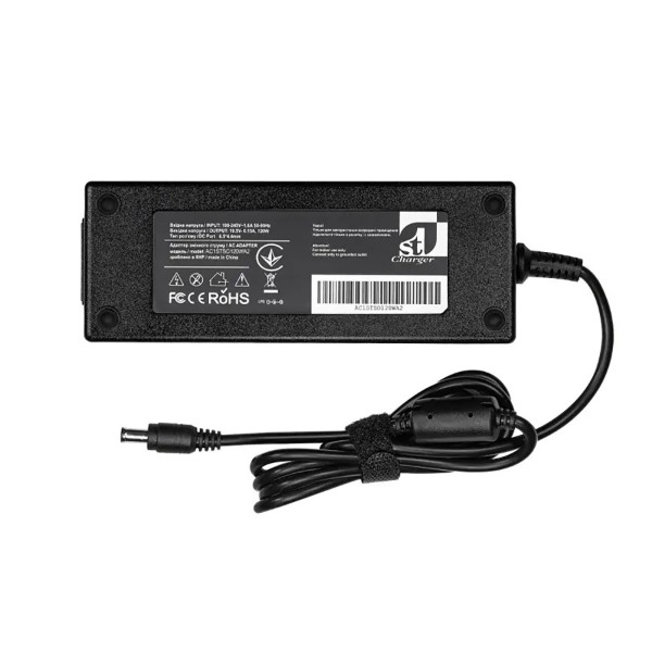 Фото - Зарядний пристрій для ноутбука 1stCharger Sony 120W 19.5V 6.15A 6.5x4.4 силовий кабель (AC1STSO120WA2)