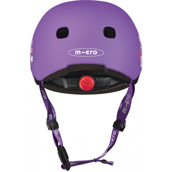 Фото - Шлем Micro ФИОЛЕТОВЫЙ С ЦВЕТАМИ (48–53 см, S) (AC2137BX)