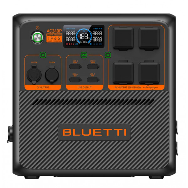 Фото - Уцінка - Зарядна станція універсальна Bluetti AC240P 2400W (IP65 Water-Resistance)