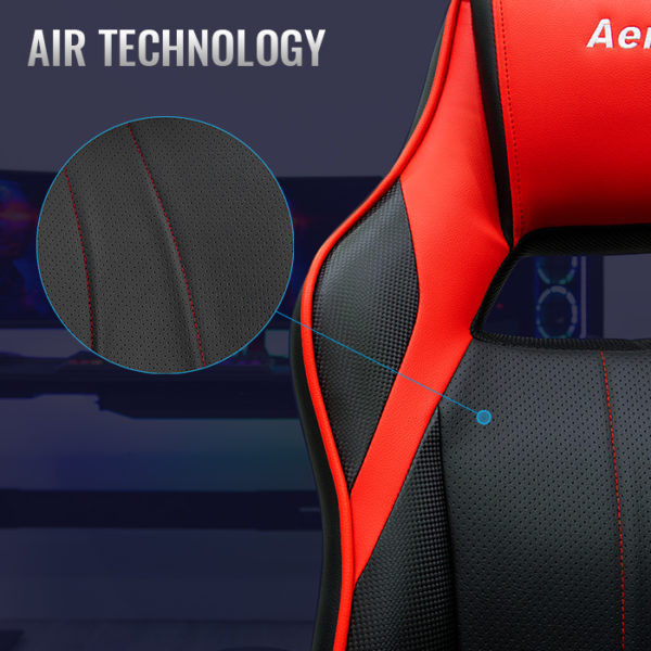 Фото - Кресло для геймеров AEROCOOL AC40C AIR Black/Red