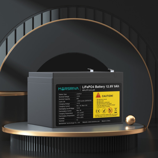 Фото - Акумулятор для ДБЖ Marsriva LiFePO4 (MR-LFP12-9-LAR)