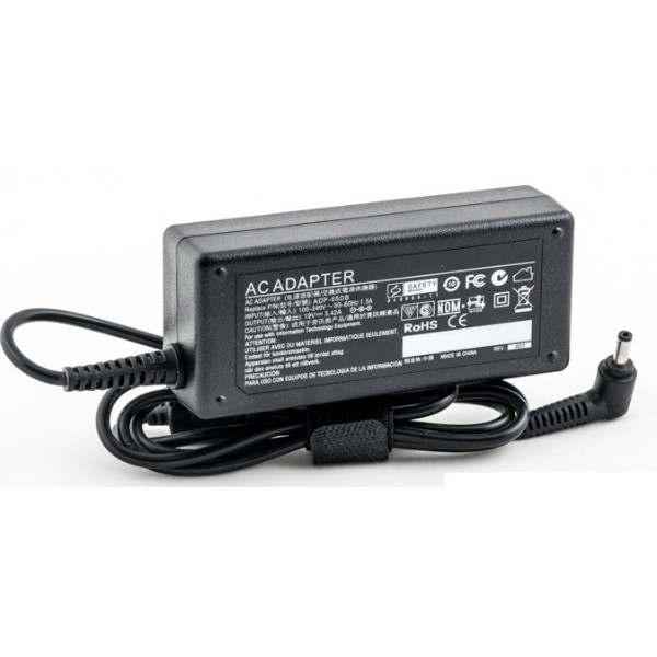 Фото - Зарядний пристрій для ноутбука PowerPlant Acer 220V 65W 19V 3.42A (AC65F3011)
