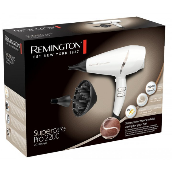 Фото - Фен Remington Supercare PRO 2200 AC motor (AC7200W)