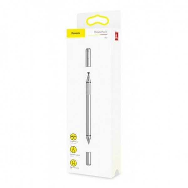 Фото - Уцінка - Стилус Baseus Golden Cudgel Capacitive Silver (ACPCL-0S)