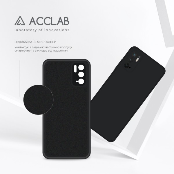 Фото - Чохол для смартфону ACCLAB SoftShell for Xiaomi Redmi Note 10 5G/Poco M3 Pro/Poco M3 Pro 5G Black (1283126587368)