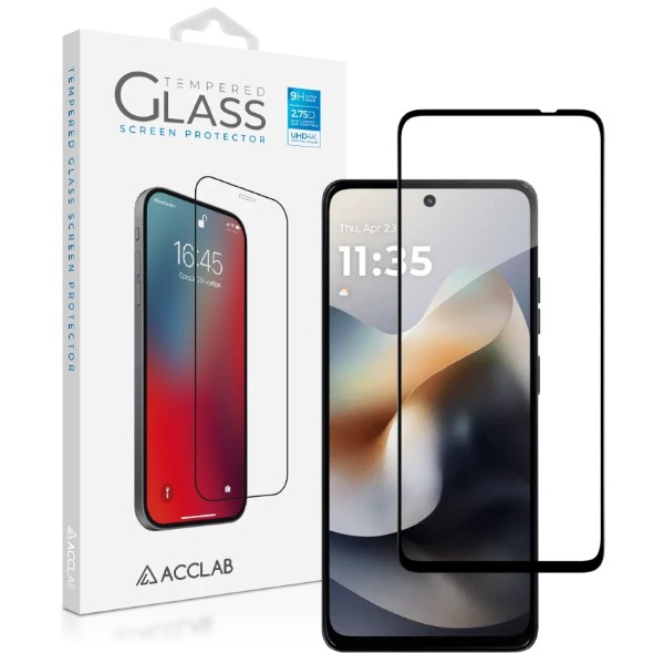 Фото - Защитное стекло для смартфона ACCLAB 9H for Moto G67 Power / G67 / G57 Power / G57 / G36 Power / G36 Black (1283126634956)