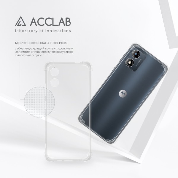 Фото - Чохол для смартфону
 ACCLAB Shockproof for Motorola E13 Light (1283126587917)