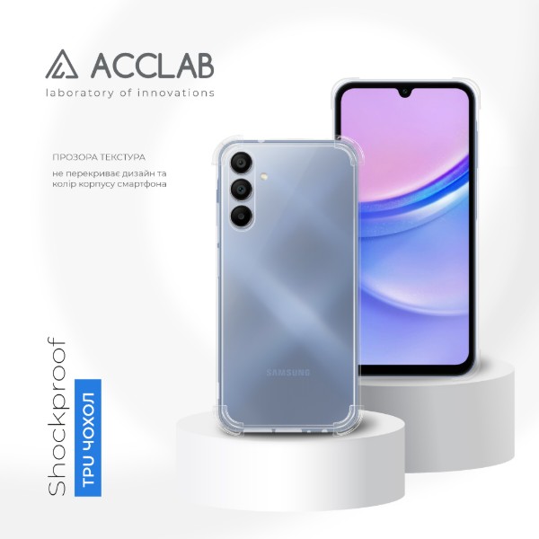 Фото - Чехол для смартфона ACCLAB Shockproof for Samsung Galaxy A15 Light (1283126590535)