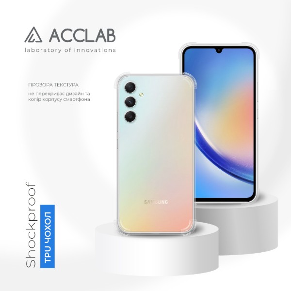 Фото - Чехол для смартфона ACCLAB Shockproof for Samsung Galaxy A34 5G Light (1283126566394)