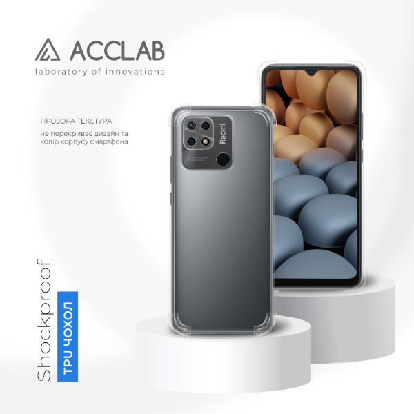 Фото - Чохол для смартфону ACCLAB Shockproof for Xiaomi Redmi 10C Light (1283126554094)