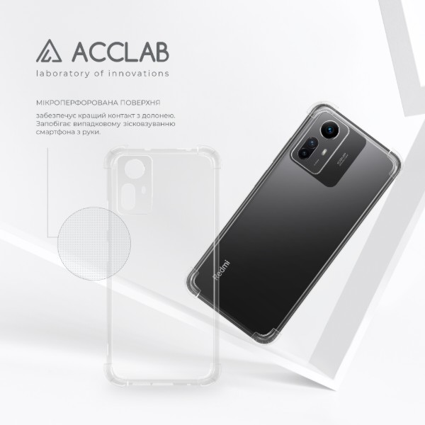 Фото - Чохол для смартфону ACCLAB Shockproof for Xiaomi Redmi Note 12S Light (1283126588204)