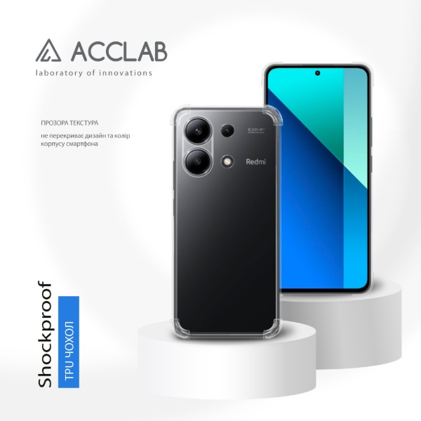 Фото - Чохол для смартфону ACCLAB Shockproof for Xiaomi Redmi Note 13 4G Light (1283126592300)