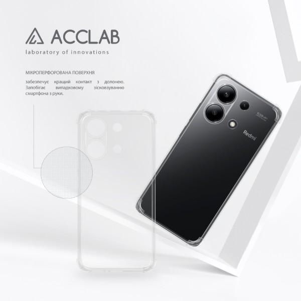 Фото - Чохол для смартфону ACCLAB Shockproof for Xiaomi Redmi Note 13 4G Light (1283126592300)