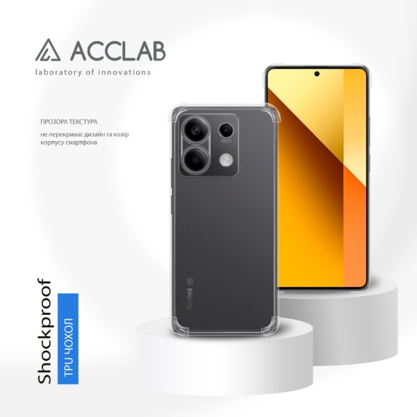 Фото - Чохол для смартфону ACCLAB Shockproof for Xiaomi Redmi Note 13 5G Light (1283126592317)