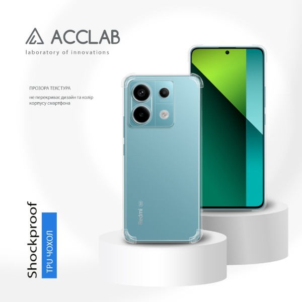 Фото - Чохол для смартфону ACCLAB Shockproof for Xiaomi Redmi Note 13 Pro 5G Light (1283126592331)