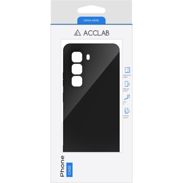 Фото - Чохол для смартфону ACCLAB Silicone Case for Infinix Hot 50 Pro Black (1283126616617)