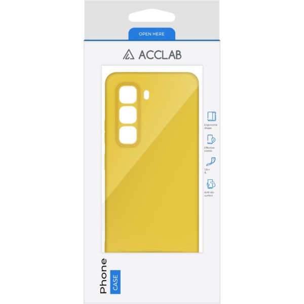 Фото - Чохол для смартфону ACCLAB Silicone Case for Infinix Hot 50 Pro Yellow (1283126616556)