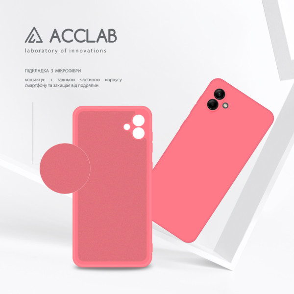 Фото - Чехол для смартфона ACCLAB Silicone Case for Samsung Galaxy A04 Pink (1283126601385)