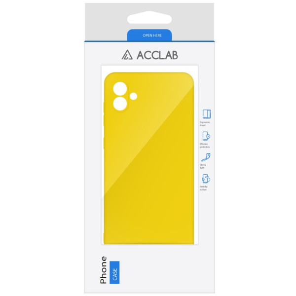Фото - Чехол для смартфона ACCLAB Silicone Case for Samsung Galaxy A04 Yellow (1283126601378)
