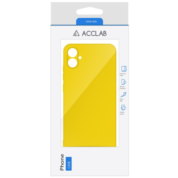 Фото - Чехол для смартфона ACCLAB Silicone Case for Samsung Galaxy A04e Yellow (1283126601422)