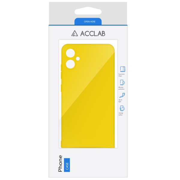 Фото - Чохол для смартфону ACCLAB Silicone Case for Samsung Galaxy A05 Yellow (1283126601521)