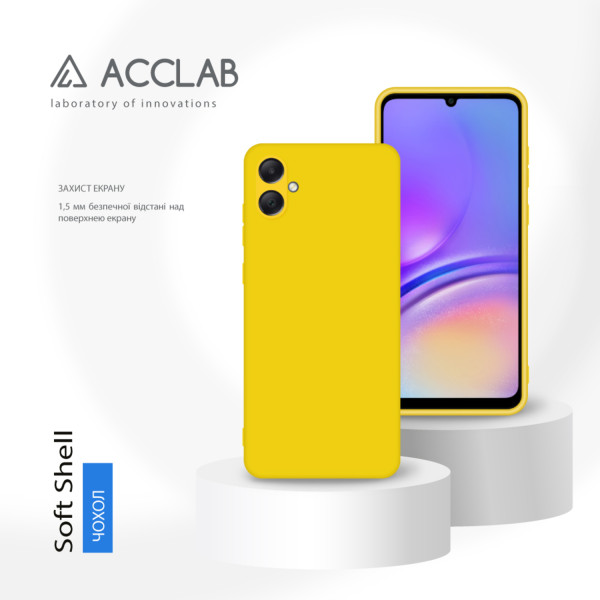 Фото - Чохол для смартфону ACCLAB Silicone Case for Samsung Galaxy A05 Yellow (1283126601521)