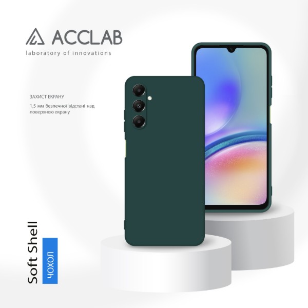 Фото - Чохол для смартфону ACCLAB Silicone Case for Samsung Galaxy A05s Dark Green (1283126601590)