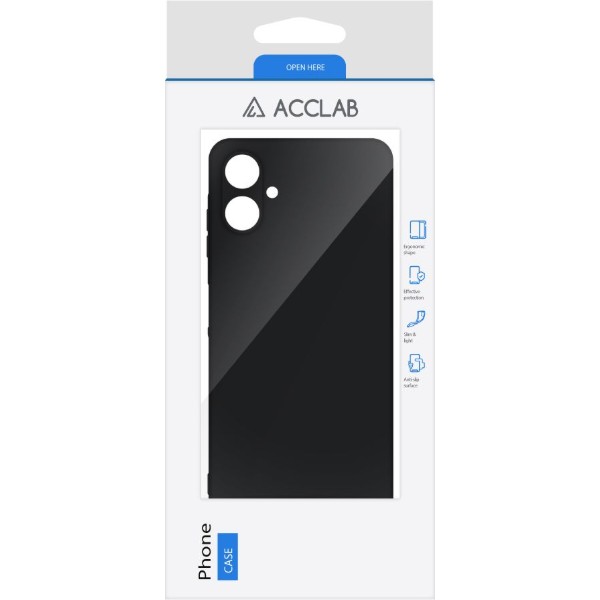 Фото - Чохол для смартфону ACCLAB Silicone Case for Samsung Galaxy A06 Black (1283126601668)
