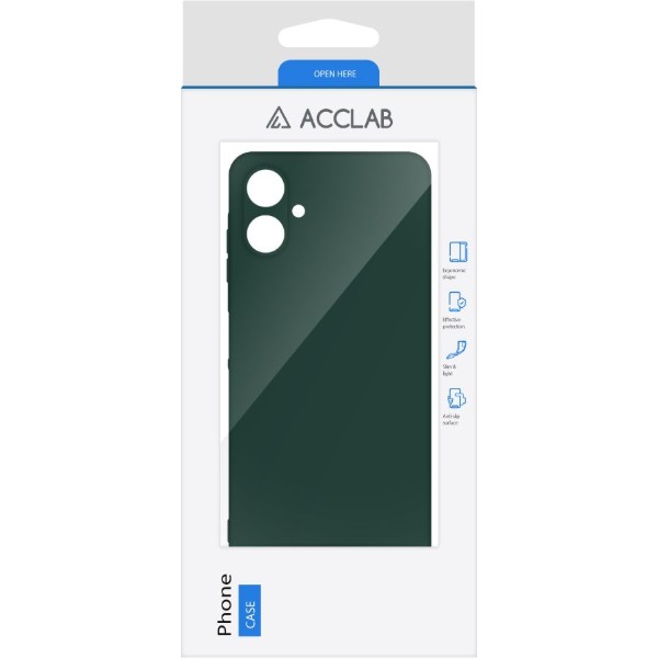 Фото - Чохол для смартфону ACCLAB Silicone Case for Samsung Galaxy A06 Dark Green (1283126601651)
