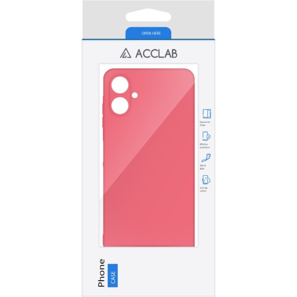 Фото - Чохол для смартфону ACCLAB Silicone Case for Samsung Galaxy A06 Pink (1283126601637)