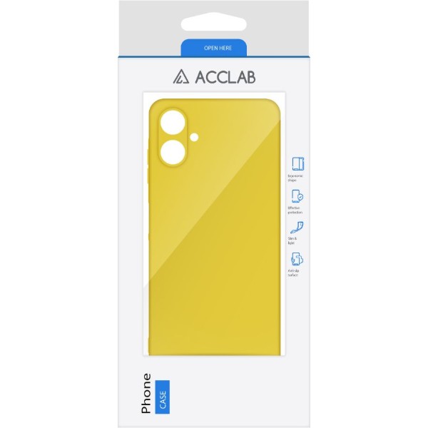 Фото - Чохол для смартфону ACCLAB Silicone Case for Samsung Galaxy A06 Yellow (1283126601620)