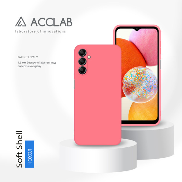 Фото - Чохол для смартфону ACCLAB Silicone Case for Samsung Galaxy A14 Pink (1283126601699)