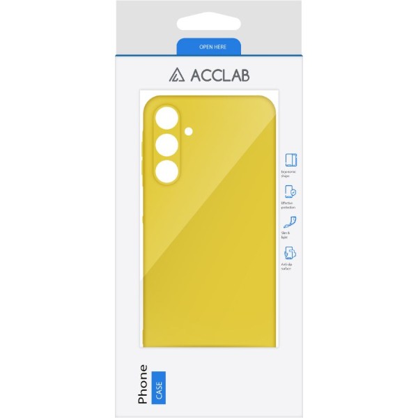 Фото - Чохол для смартфону ACCLAB Silicone Case for Samsung Galaxy A16 Yellow (1283126601736)