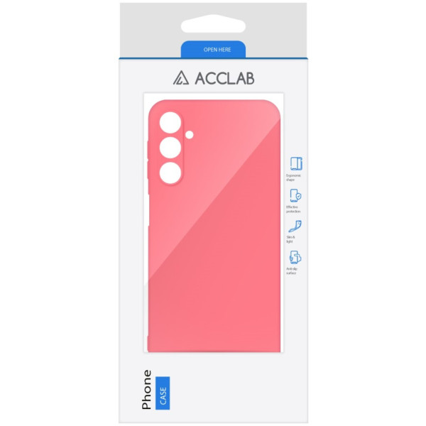 Фото - Чохол для смартфону
 ACCLAB Silicone Case for Samsung Galaxy A24 Pink (1283126601804)