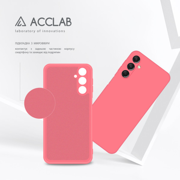 Фото - Чохол для смартфону
 ACCLAB Silicone Case for Samsung Galaxy A24 Pink (1283126601804)