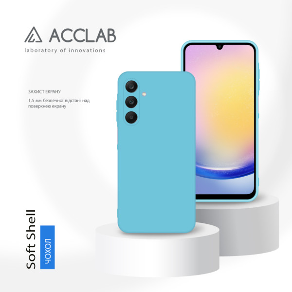 Фото - Чохол для смартфону ACCLAB Silicone Case for Samsung Galaxy A25 Blue (1283126601835)