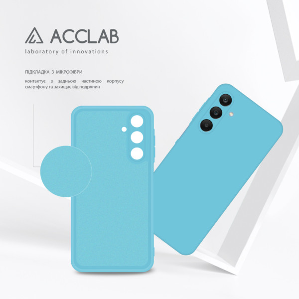 Фото - Чохол для смартфону ACCLAB Silicone Case for Samsung Galaxy A25 Blue (1283126601835)