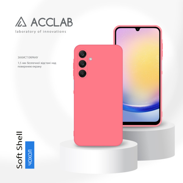 Фото - Чехол для смартфона ACCLAB Silicone Case for Samsung Galaxy A25 Pink (1283126601859)