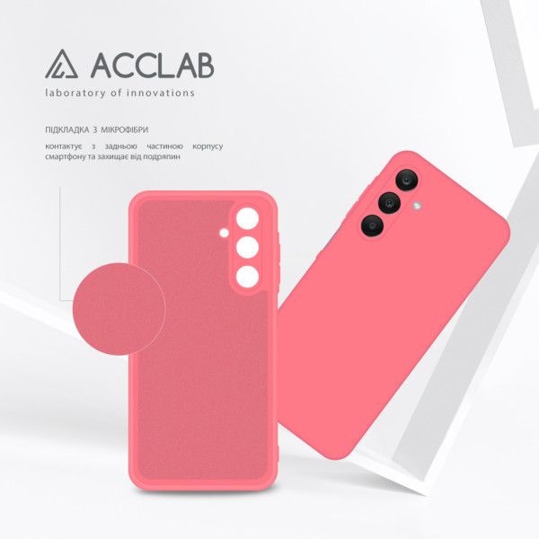 Фото - Чехол для смартфона ACCLAB Silicone Case for Samsung Galaxy A25 Pink (1283126601859)