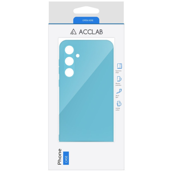 Фото - Чохол для смартфону ACCLAB Silicone Case for Samsung Galaxy A35 Blue (1283126601880)