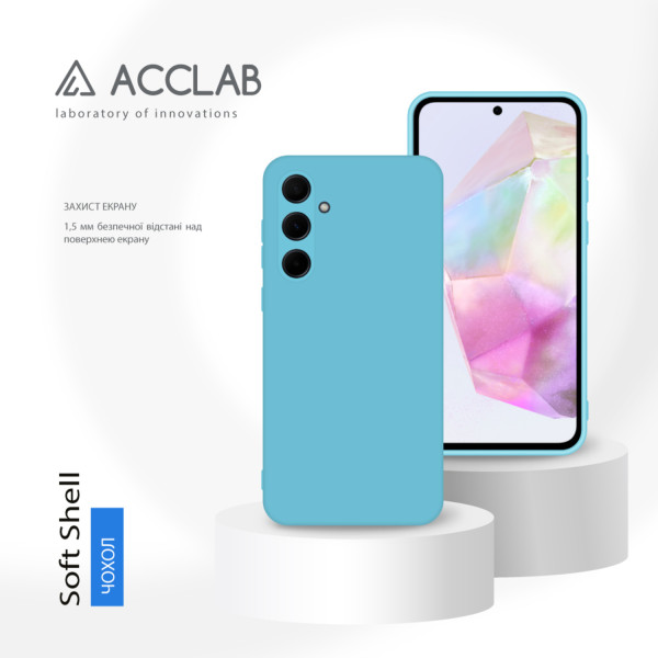 Фото - Чохол для смартфону ACCLAB Silicone Case for Samsung Galaxy A35 Blue (1283126601880)