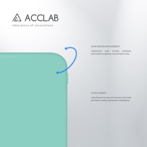 Фото - Чохол для смартфону ACCLAB Silicone Case for Samsung Galaxy A35 Blue (1283126601927)